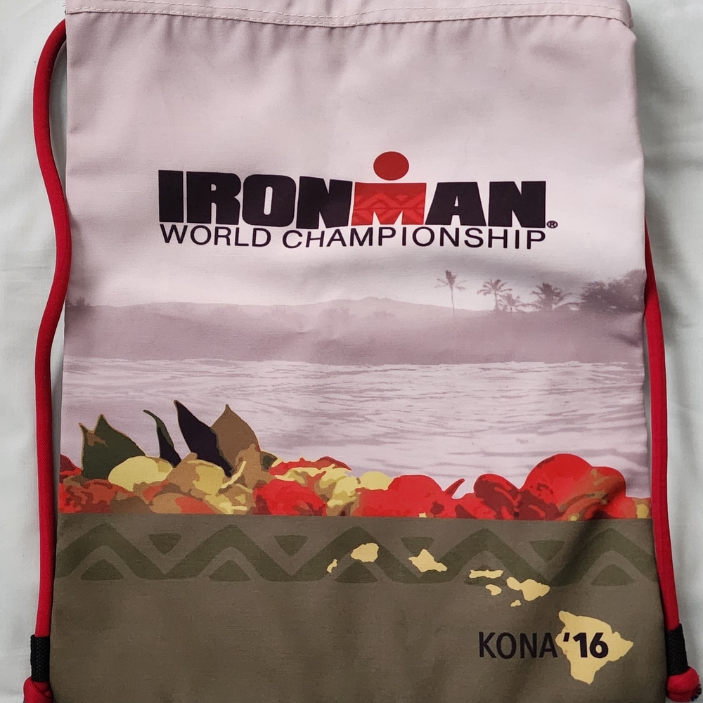 Iron Man World Championship Drawstring Bag - Red and Pink